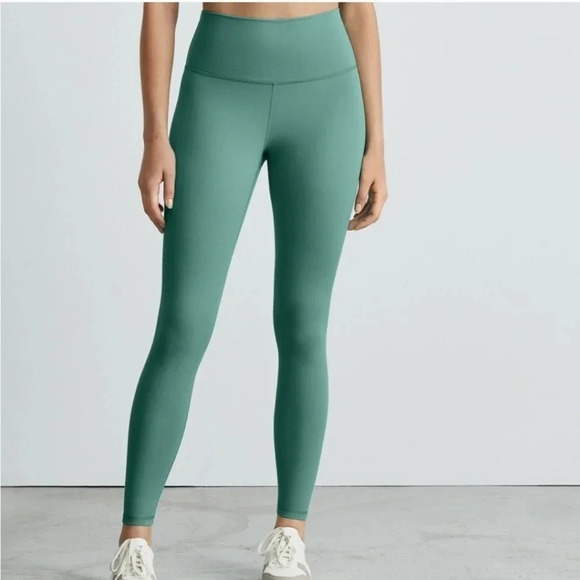 Everlane Perform Ankle High Rise Leggings in Dark Mint Green Medium - Picture 14 of 14